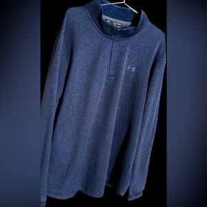 Under Armour “Cold Gear” Dark Blue Quarter-Zip Mens XXL
